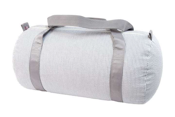 Mint Medium Seersucker Duffel - 9 Colors