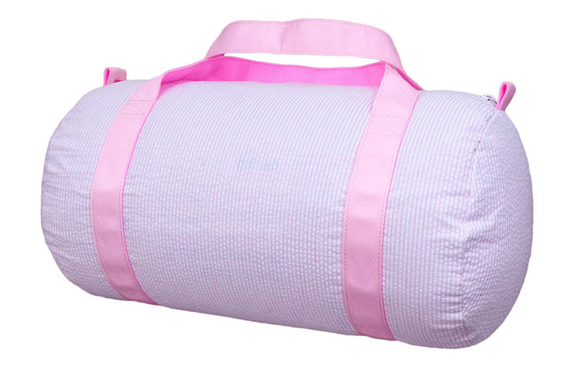 Mint Medium Seersucker Duffel - 9 Colors