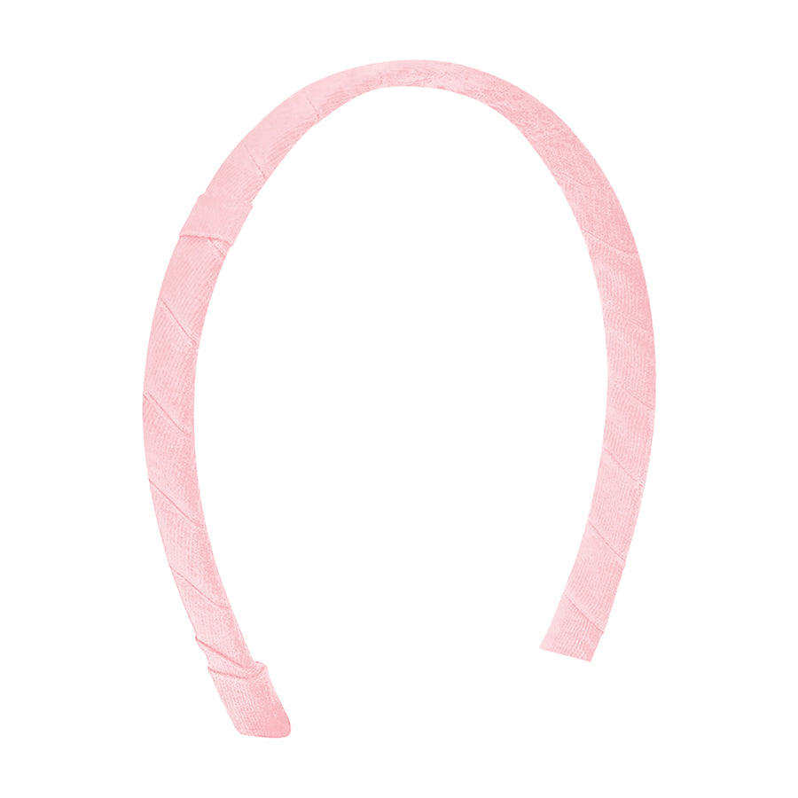 Light Pink Grosgrain Wrapped Add-a-Bow Headband by Wee Ones-