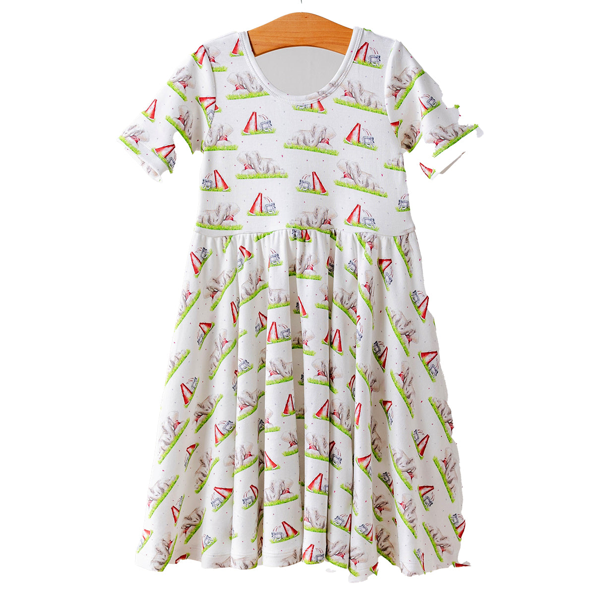 Alabama Mascot Mania Cotton Twirl Dress by Nola Tawk