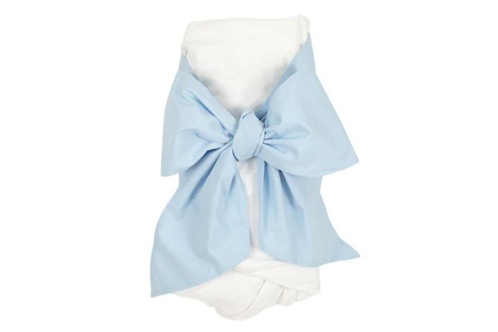 Broadcloth Bow Swaddle by The Beaufort Bonnet Company (3 Colors)