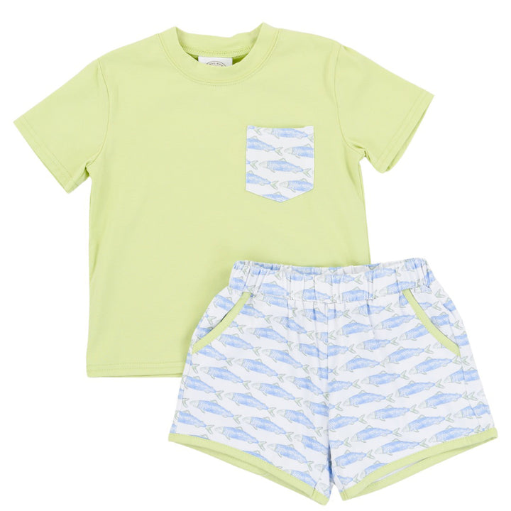 Catch and Release Fish Beckham Short Set by Cypress Row