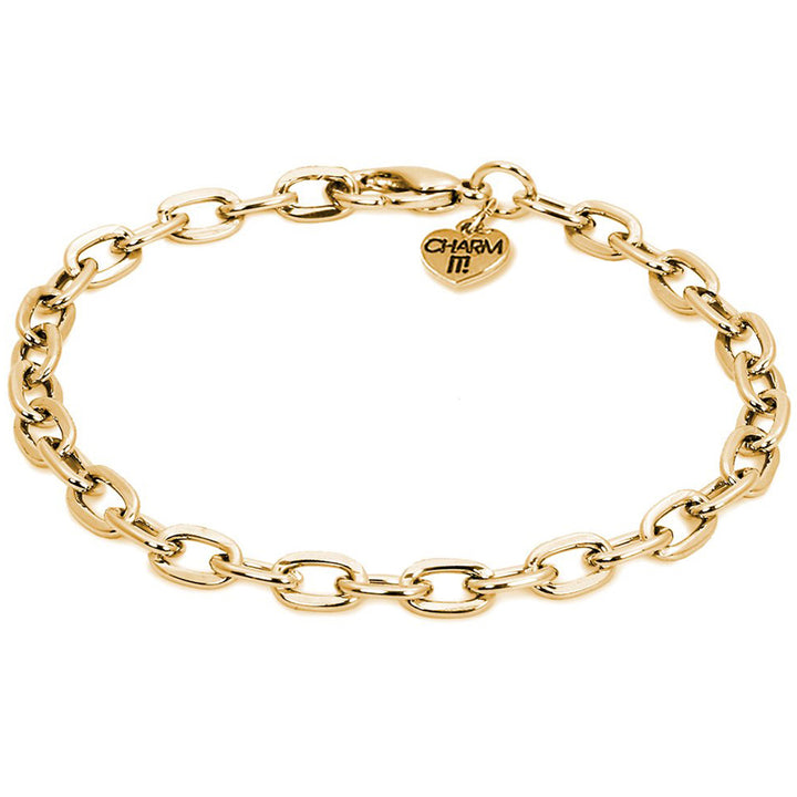 Gold Chain Bracelet by Charm It!