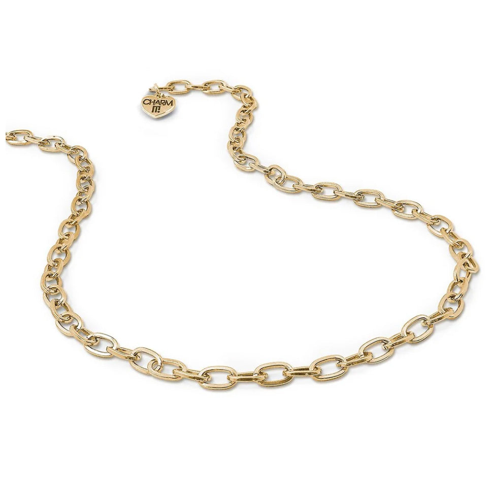 Gold 18-Inch Chain Necklace by Charm It!