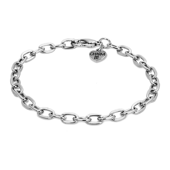 Silver Chain Bracelet by Charm It!