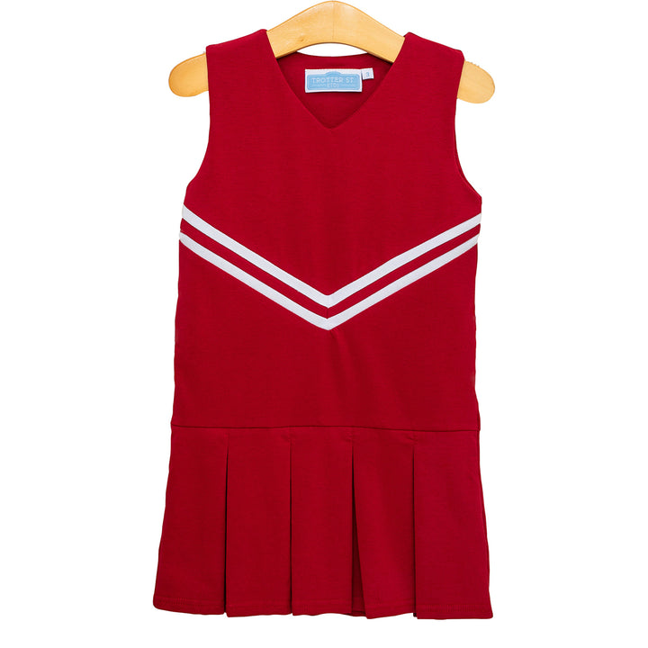 Crimson Cheer Uniform Dress by Trotter Street Kids