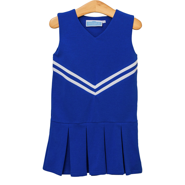 Royal Blue Cheer Uniform Dress by Trotter Street Kids