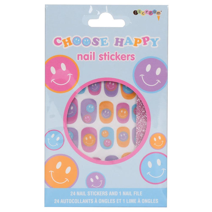 iScream Choose Happy Nail Stickers and Nail File Set