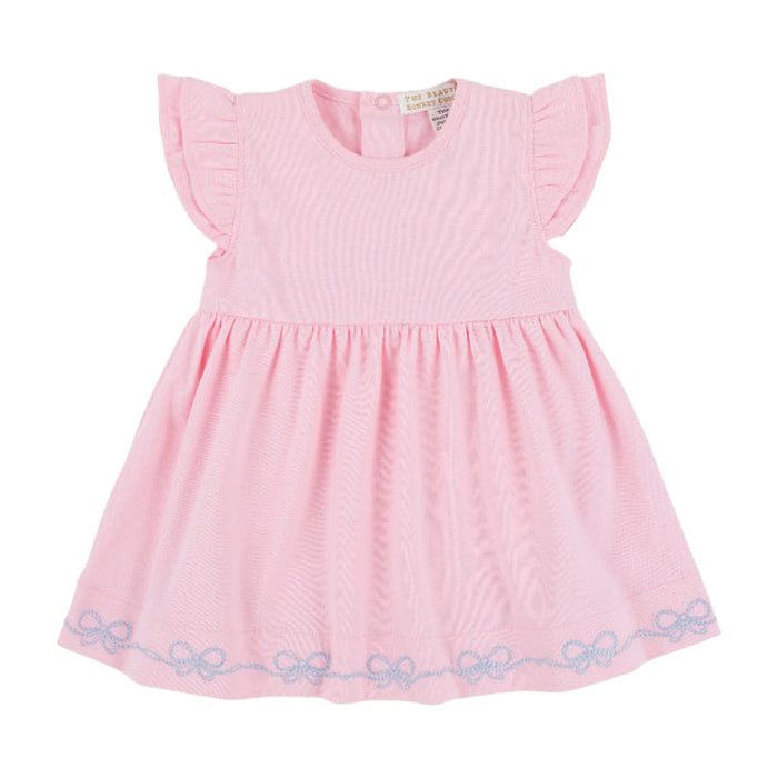 Daisy's Diaper Cover Dress in Pier Party Pink by The Beaufort Bonnet Company