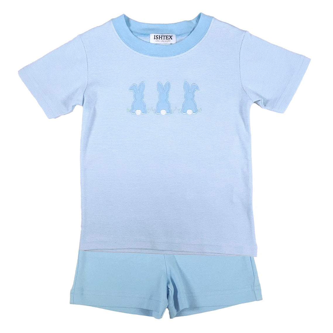 Easter Bunny Trio Boy's Short Set by Ishtex
