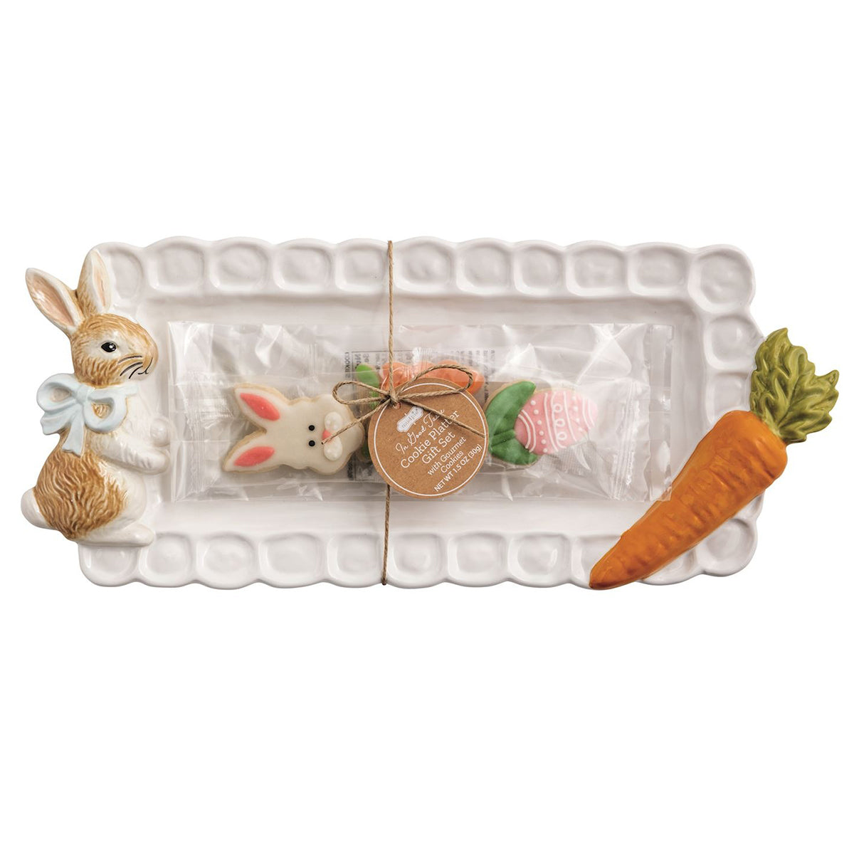 Easter Cookie Platter Gift Set by Mud Pie