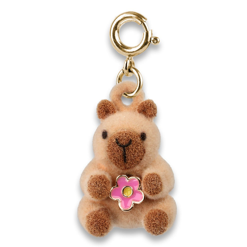 Gold Furry Capybara Charm by Charm It!