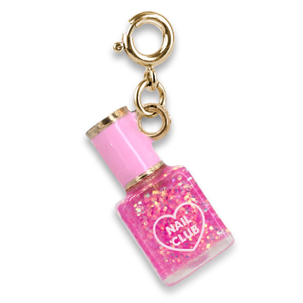 Gold Glitter Nail Polish Charm by Charm It!