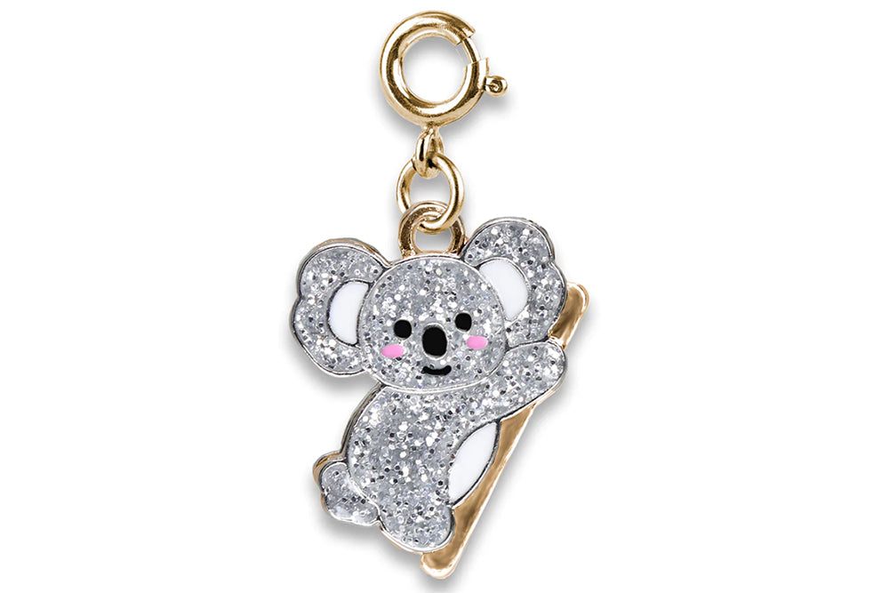 Gold Glitter Koala Charm by Charm It!