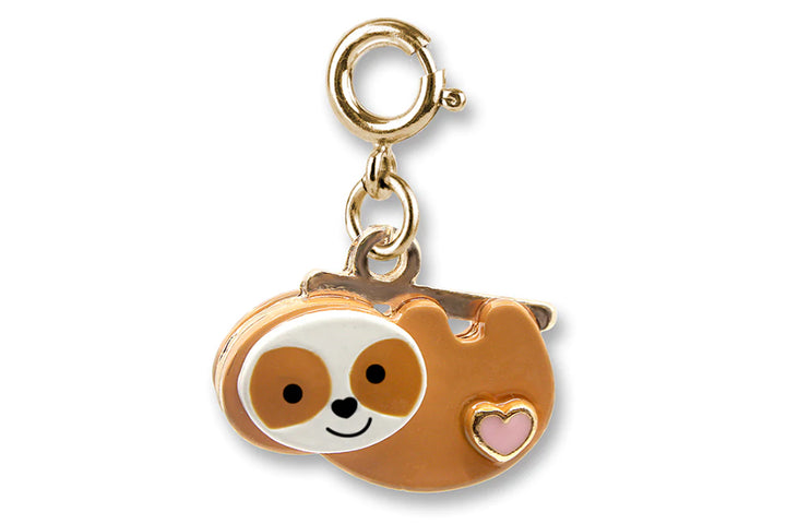 Gold Sloth Charm by Charm It!