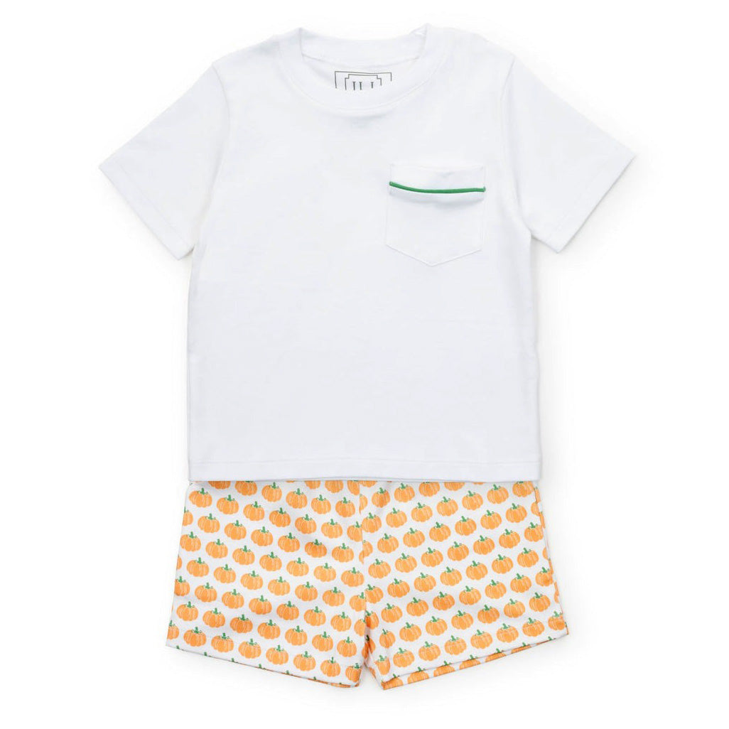 Harvest Pumpkin Short Set by Lila and Hayes