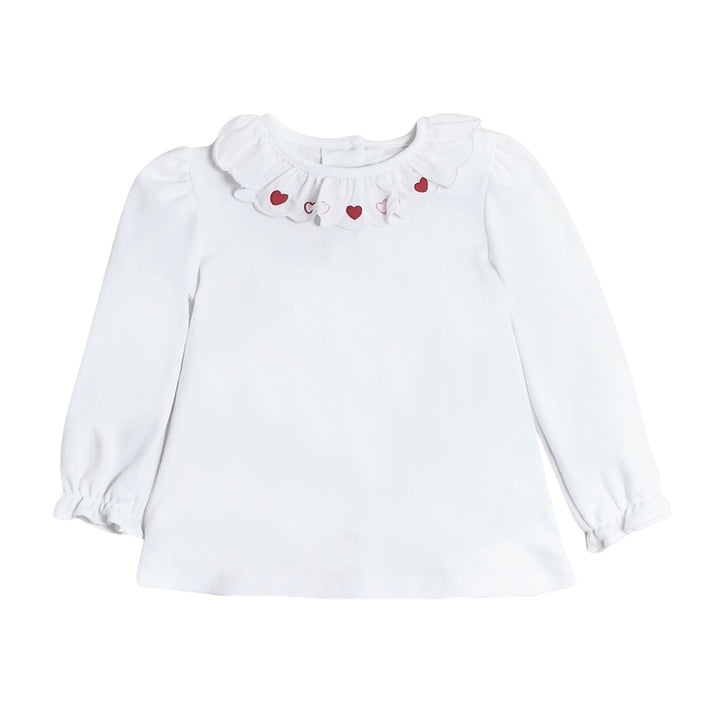 Hearts Scalloped Blouse by Zuccini Kids