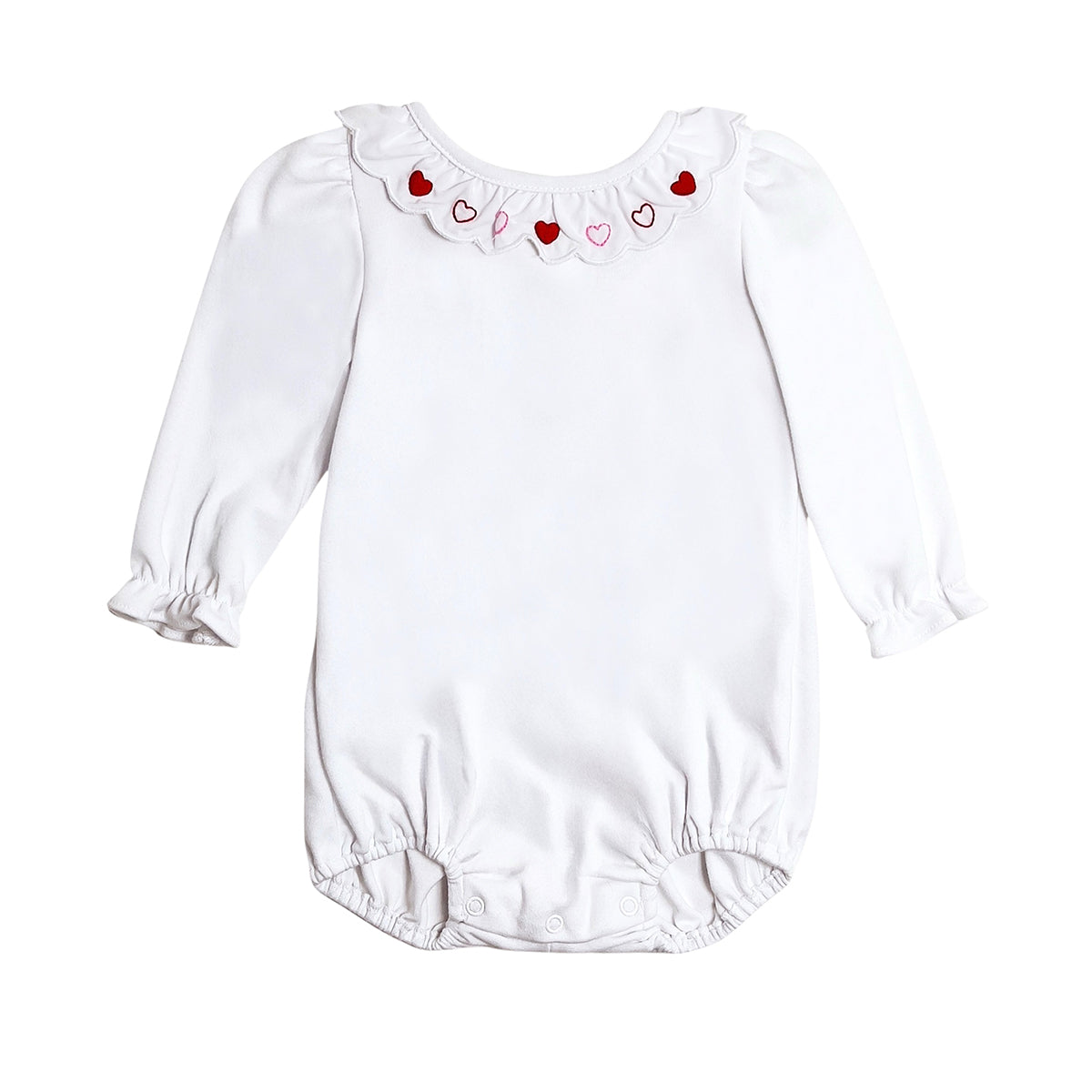 Hearts Scalloped Bubble by Zuccini Kids