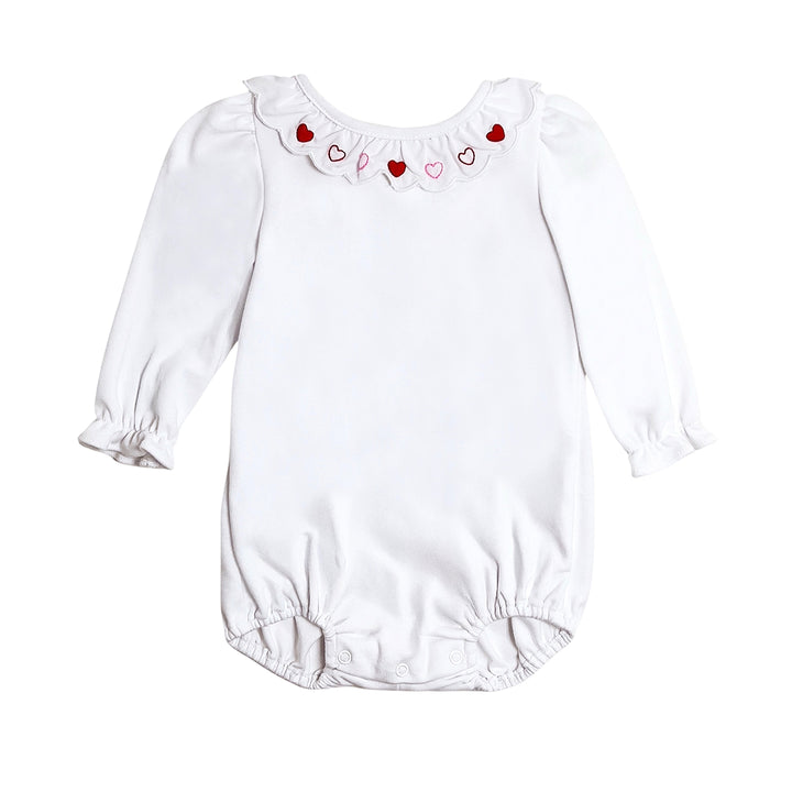 Hearts Scalloped Bubble by Zuccini Kids
