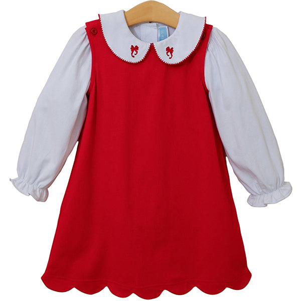Holiday Bow Dress and Shirt Set by Trotter Street Kids
