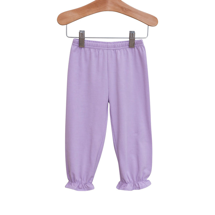 Lavender Ruffle Bloomer Pants by Trotter Street Kids