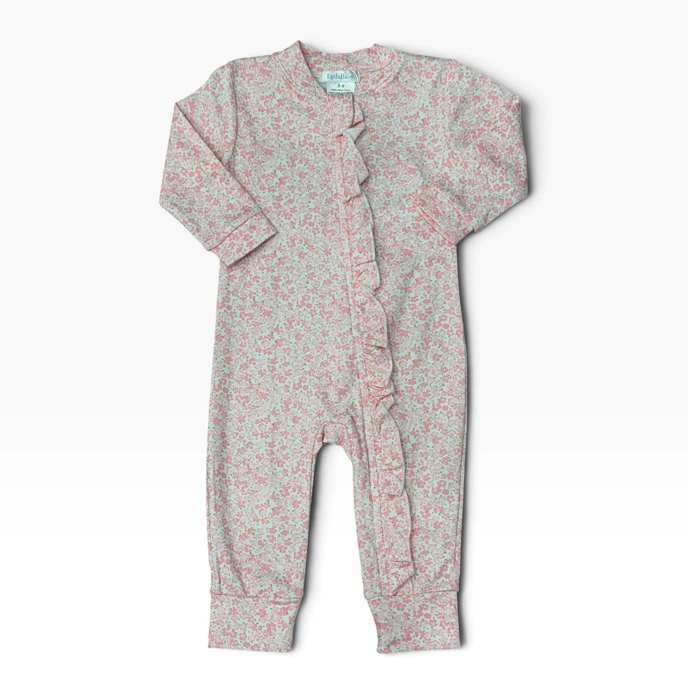 Little Bloomings Zipper Footie by Lyda Baby