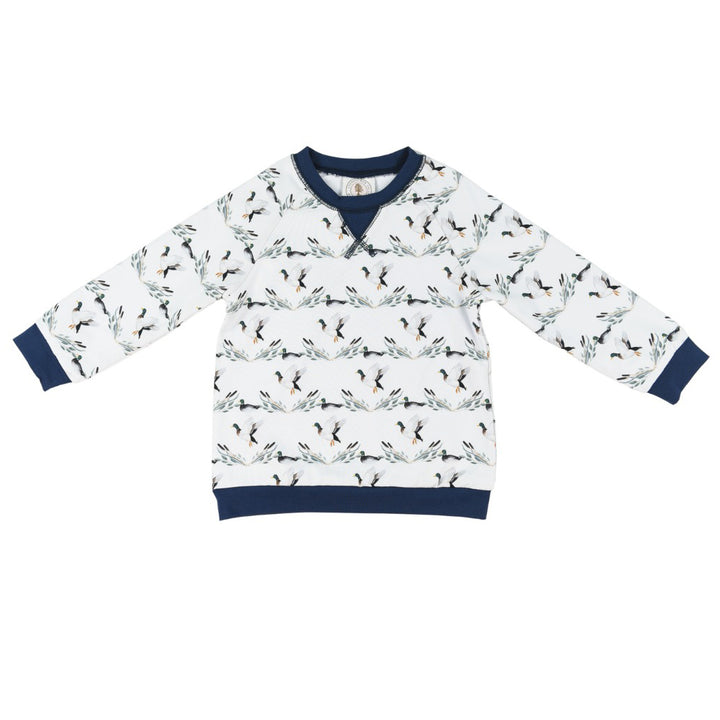Mannered Mallards Boy's Pullover by Cypress Row
