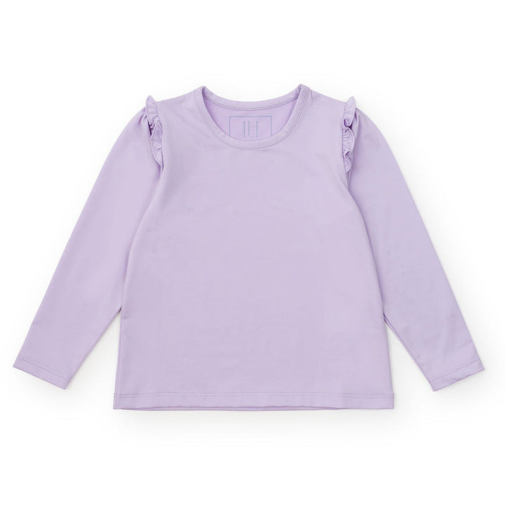 Lavender Mia Long-Sleeve Performance Top by Lila + Hayes