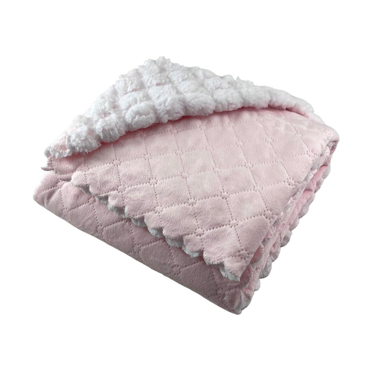 Soft Idea "Nana" Quilted Blanket - Pink