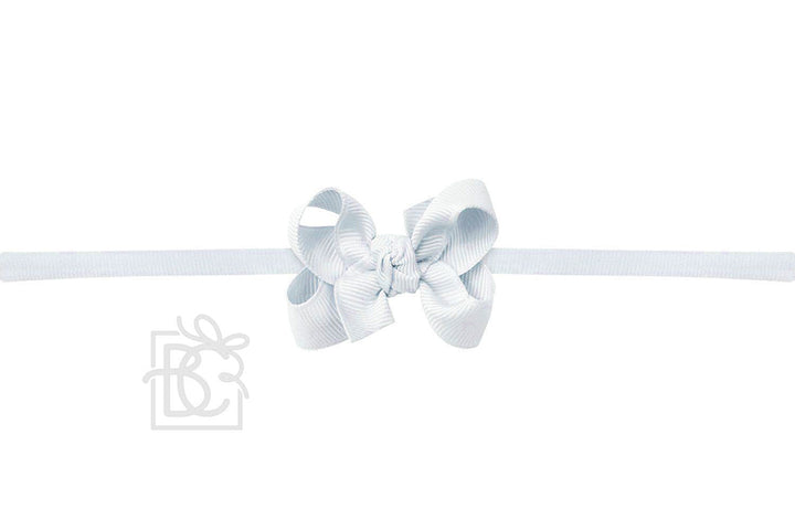 Beyond Creations Powder Blue Pantyhose Headband - 2-inch Toddler Bow