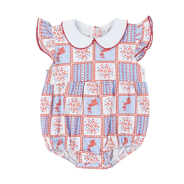 Patriotic Patchwork Penelope Prep Bubble by Cypress Row