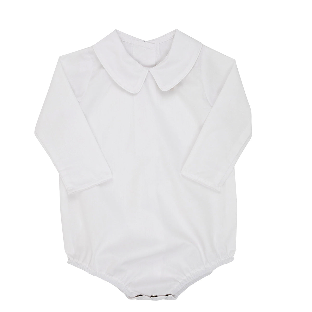 Peter Pan Collar Shirt Onesie (Broadcloth) by The Beaufort