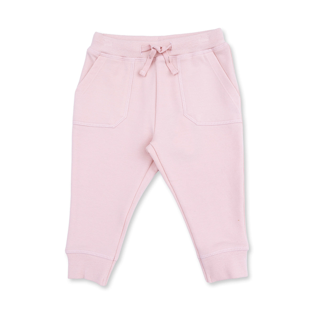 Veiled Pink Jogger Pants by Angel Dear