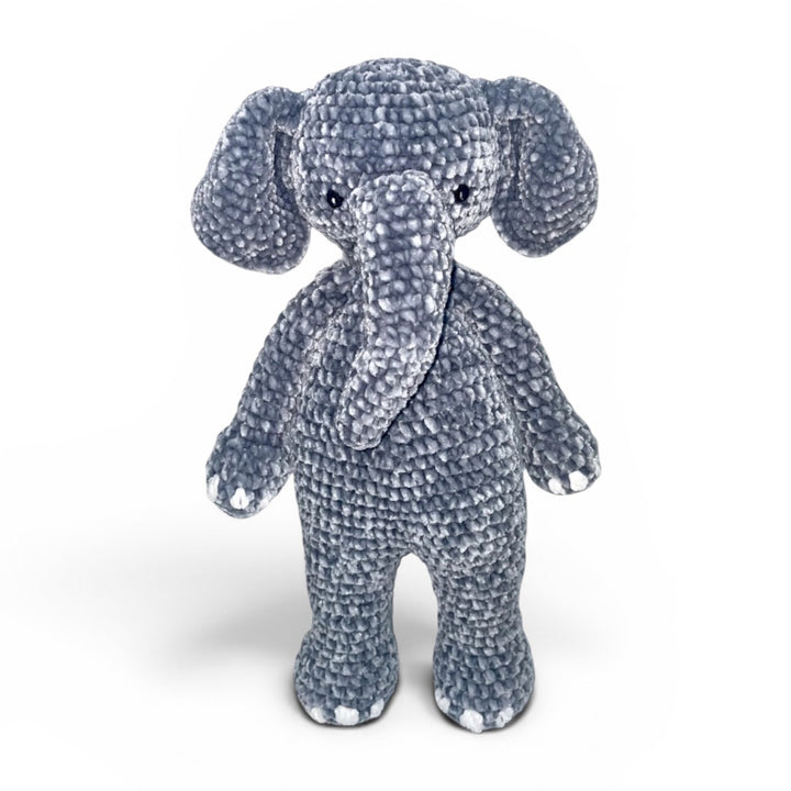 Eugene the Chenille Crochet Elephant by Zubels