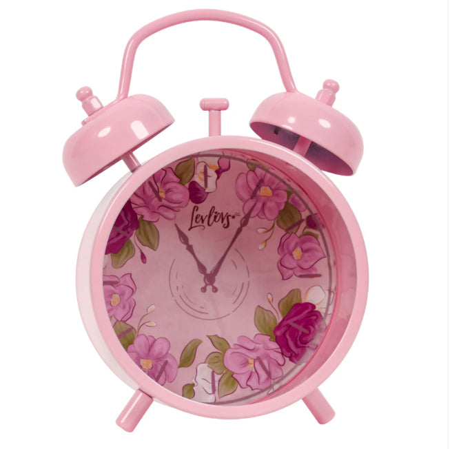 LevLovs Pink Twin-Bell-Alarm Clock for Mice