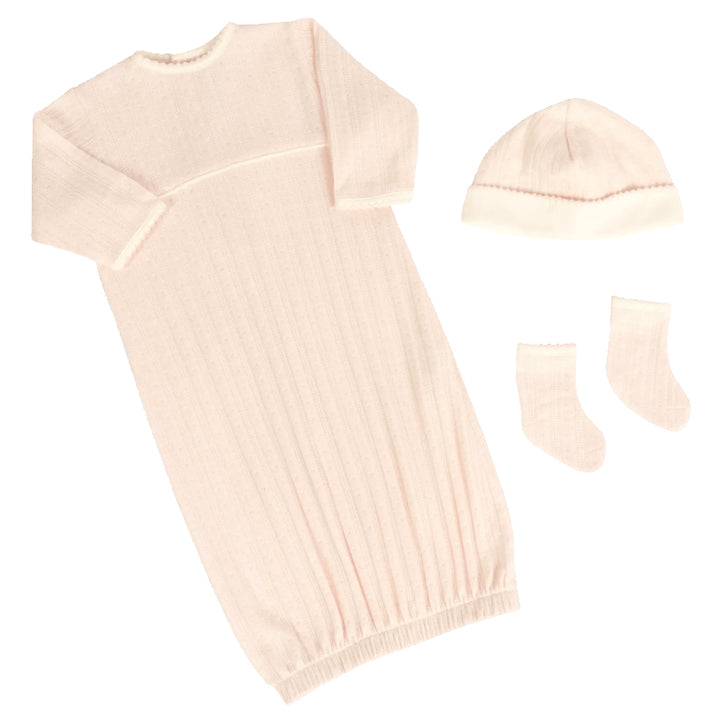 Pink Amory Baby GIft Set by Yellow Lamb