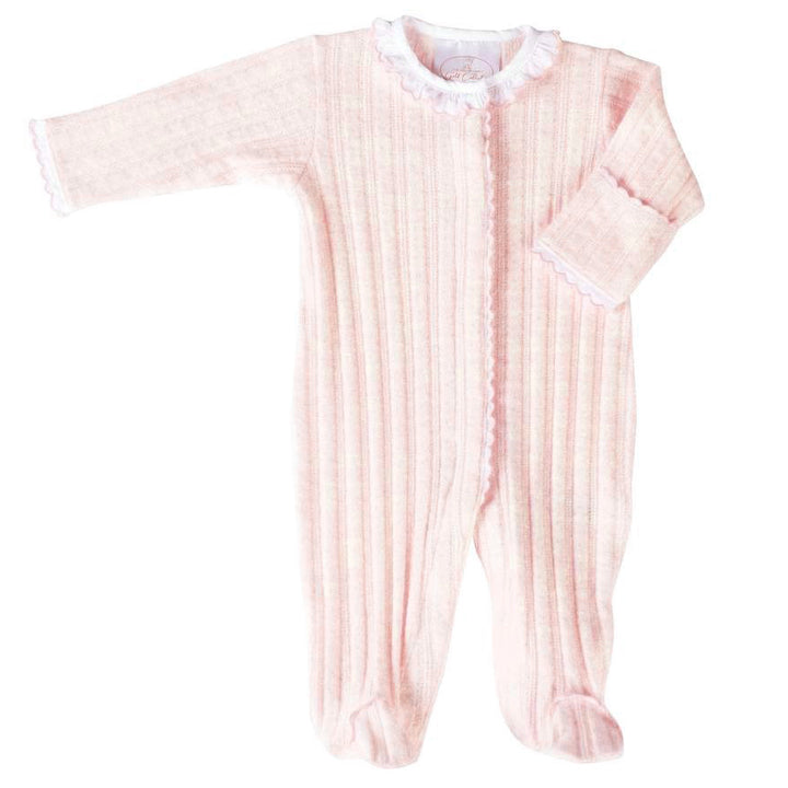 Pink Amory Footed Pajamas by Yellow Lamb