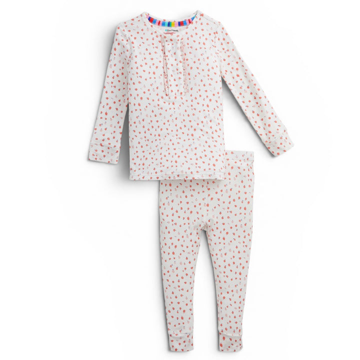 Apple Blossom Ruffle Pajamas by Magnetic Me