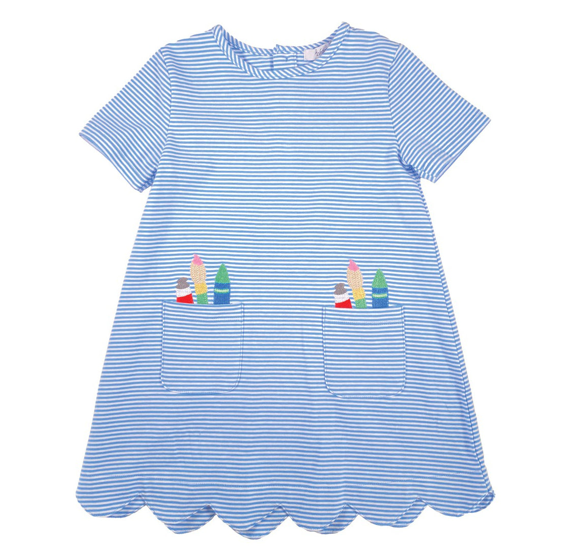 Artist Brushes in Pocket A-Line Dress by Ishtex