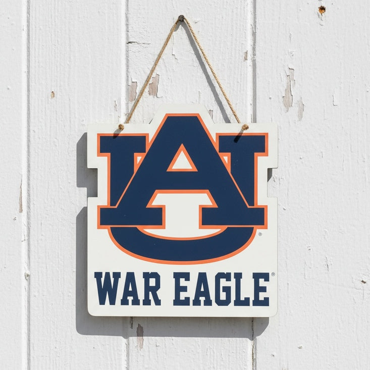 Auburn Logo Wood Door Hanger
