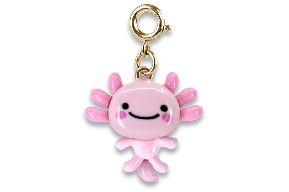 Gold Swivel Axolotl Charm by Charm It!
