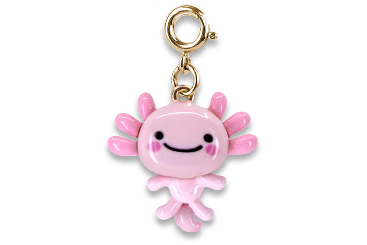 Gold Swivel Axolotl Charm by Charm It!
