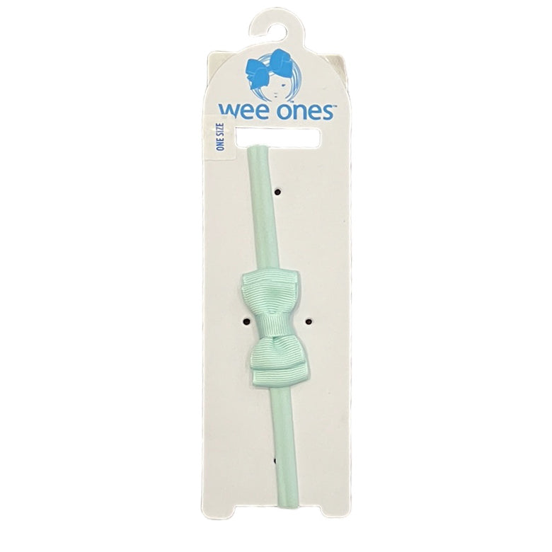 Wee Ones Baby Double Bowtie on Nylon Band (5 Colors)