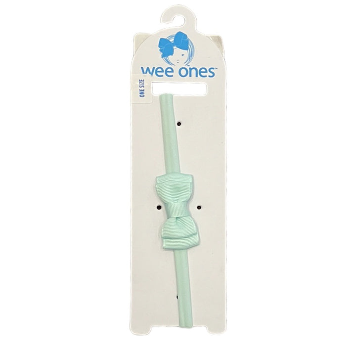 Wee Ones Baby Double Bowtie on Nylon Band (5 Colors)