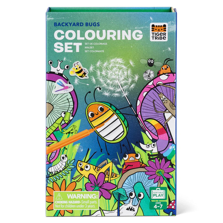 Backyard Bugs Coloring Set by Tiger Tribe