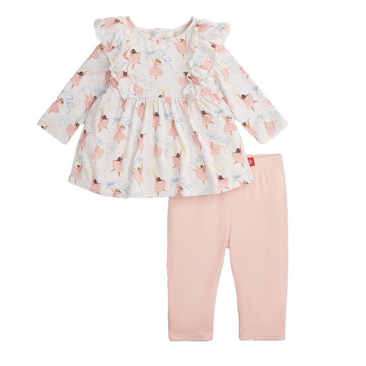 Pretty Plies Ballerina Modal Pants Set by Magnetic Me