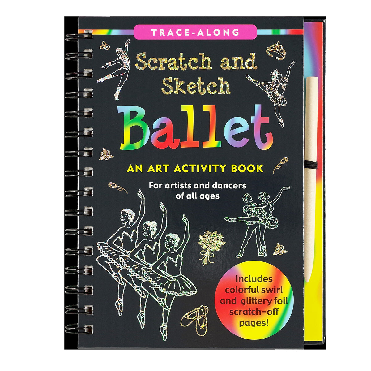 Scratch & Sketch Art Activity Book - Ballet