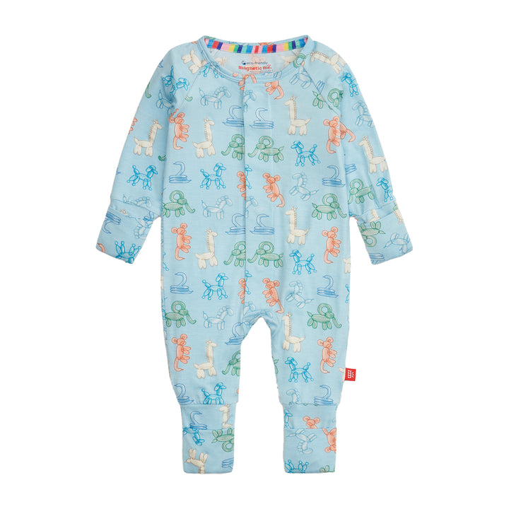 Blue Balloon Party Animal Modal Coverall by Magnetic Me