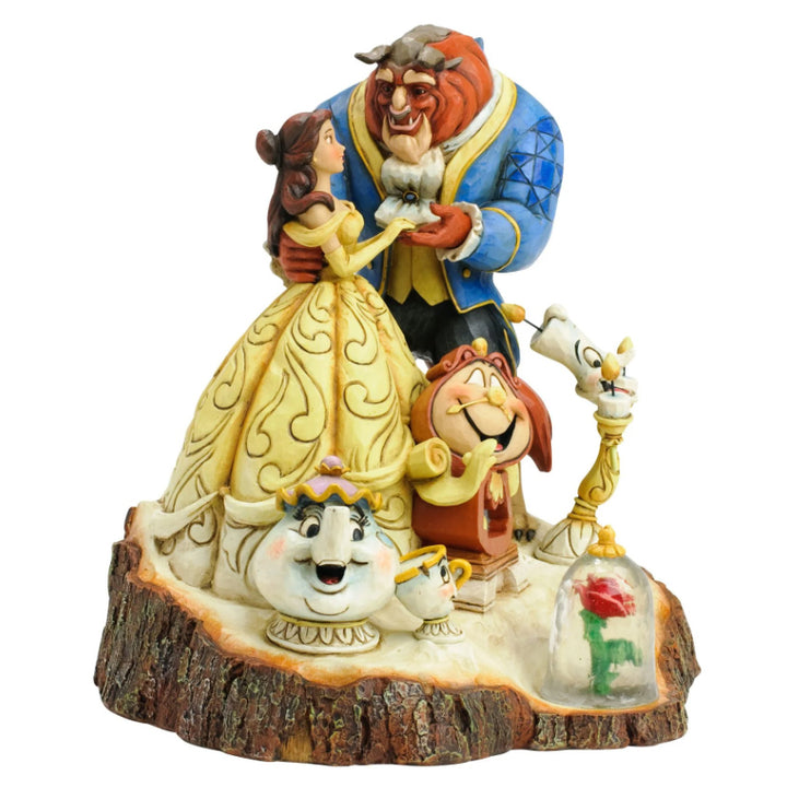 Beauty and the Beast Carved by Heart Figurine by Jim Shore