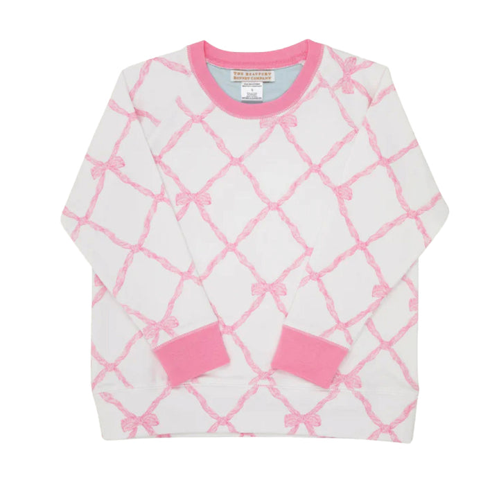 Belle Meade Bow Cassidy Comfy Crewneck by The Beaufort Bonnet Company